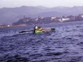 La trainera Ama Guadalupekoa en una regata