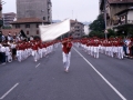 Desfile de la compañía "Gora Gazteak" el día del Alarde