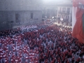 Compañías en la plaza de Armas el día del Alarde