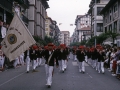 Desfile de la compañia "Olearso" el día del Alarde