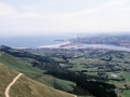 Hondarribia y la bahía de Txingudi desde el monte Jaizkibel