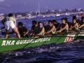 La trainera Ama Guadalupekoa en una regata de traineras