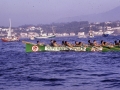 La trainera Ama Guadalupekoa en una regata de traineras