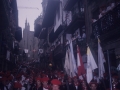 Desfile de compañía por la Kale Nagusia el día del Alarde