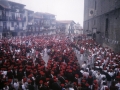 Compañías en la plaza de Armas el día del Alarde