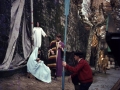 Pescador junto a San José y la Virgen María con el Niño Jesús en el Belén viviente