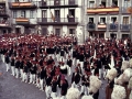 Compañías en la plaza de Armas el día del Alarde