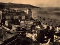 Reproducción de una postal de Hondarribia