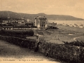 Fontarabie : la plage et la pointe d'Igueldo