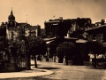 Reproducción de una postal de las calles de Hondarribia