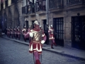 Los romanos durante la procesión de Semana Santa