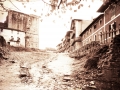 Casas y calles en casco antiguo