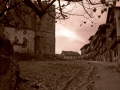 Casas y calles en casco antiguo