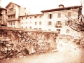 Casas y calles en casco antiguo