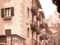 Casas y calles en casco antiguo