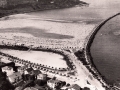 Vista aérea de la playa de Hondarribia