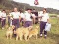 Pastores con sus perros y sus premios