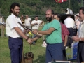 Entrega de un premio a un pastor