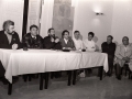 Actos de inauguración del hotel restaurante Etxe Aundi. En el centro de la mesa, Karlos Arguiñano