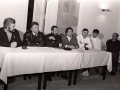 Actos de inauguración del hotel restaurante Etxe Aundi. En el centro de la mesa, Karlos Arguiñano