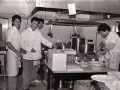 Cocineros durante los actos de inauguración del hotel restaurante Etxe Aundi