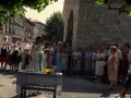 Actos religiosos de inauguración de la ermita Kurtzetxo tras su restauración