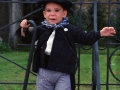 Niño vestido de baserritarra