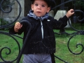Niño vestido de baserritarra