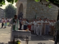 Actos religiosos de inauguración de la ermita Kurtzetxo tras su restauración