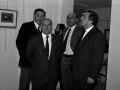 Eli Galdós, alcalde de Oñati, junto al diputado general, Imanol Murua, en un momento de la inauguración