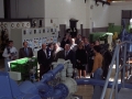 Autoridades durante su visita a las instalaciones de la central