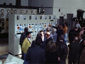 Autoridades durante su visita a las instalaciones de la central