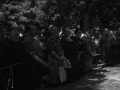 Fieles en la misa celebrada en la ermita de Urbia