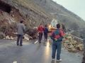 Rotura de un canal de agua en el camino de Arantzazu
