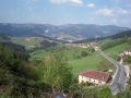 Vista parcial del valle de Oñati desde la carretera de Arantzazu