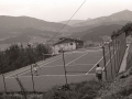 Partido de inauguración de la pista de tenis Larrain-Gain