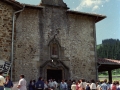 Actos de inauguración de la ermita de Santa Magdalena, en el exterior del templo