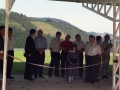 Actos de inauguración de las instalaciones de tiro al plato. Entre los asistentes se encuentran Eli Galdos y Angel Iturbe