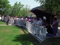 Asistentes a los actos de inauguración de las instalaciones de tiro al plato