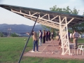Tiradores en las instalaciones de tiro al plato