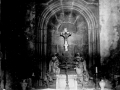 Interior de la ermita de la cumbre de Aizkorri