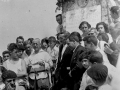 Antxon Bandres diskurtsoa irakurtzen, Gortazarren omenezko monumentuan (Kalamua) oroitarria jarri zen egunean
