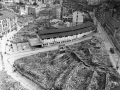 Calles Barrenkale, Plácido Zuloaga y Bidebarrieta después del bombardeo