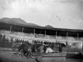 Prueba de bueyes en la plaza de toros de Eibar