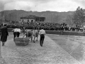 Prueba de bueyes en la plaza de toros de Eibar