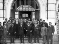 "Eibar. El ministro Prado Palacios en la Escuela de Armeria"