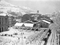 Plaza Untzaga con nieve