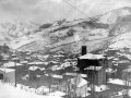 "Eibar. Vista parcial con la nevada"