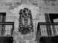 "Eibar. Escudo de armas de la Casa Torre Unzueta del Palacio Jauregui en Acitain"