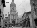 "Elgoibar. Torre de la Iglesia Parroquial y el Ayuntamiento"